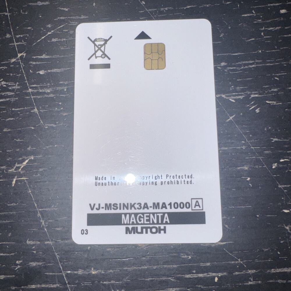 SMART CARD MUTOH VJ-Msink3A Magenta